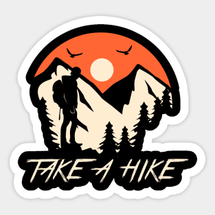 Take A Hike Sticker